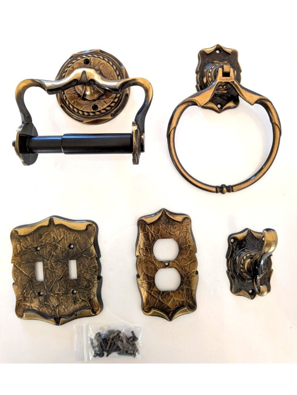 VTG 1972 5 Piece Amerock Carriage House Collection Bathroom Hardware Set Canada